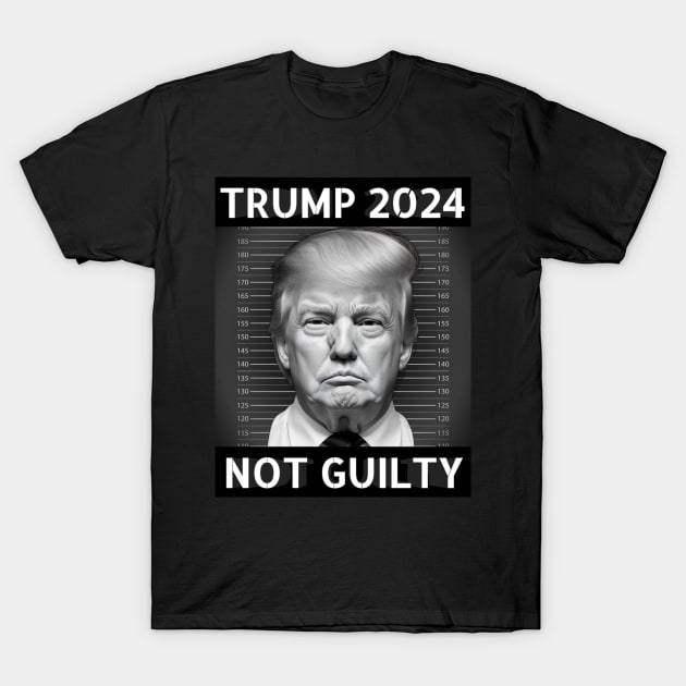 Trump 2024 not guilty T-Shirt by Banned Books Club